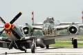 P-51 & B-25 rolling on