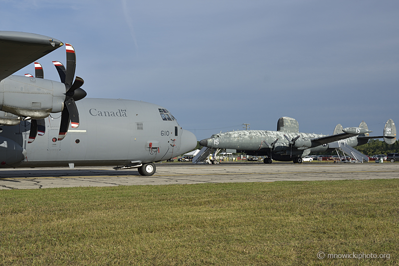 _DOS4616 copy.jpg - CAF CC-130J Hercules 130610 and  Lockheed EC-121K Warning Star TK-15 141311