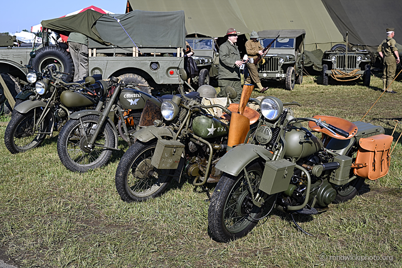 _Z620403 copy.jpg - WW II US Army Indian and Harley-Davidson motorcycles.