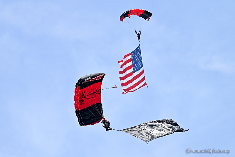 _Z620091 copy.jpg - Black Daggers Parachute Team Demonstration National anthem flag jump.