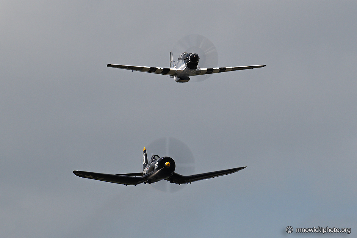 M81_0721 copy.jpg - Chance Vought F4U-4 Corsair N713JT & North American P-51D Mustang "Quick Silver" C/N 45-11439, NL51HY